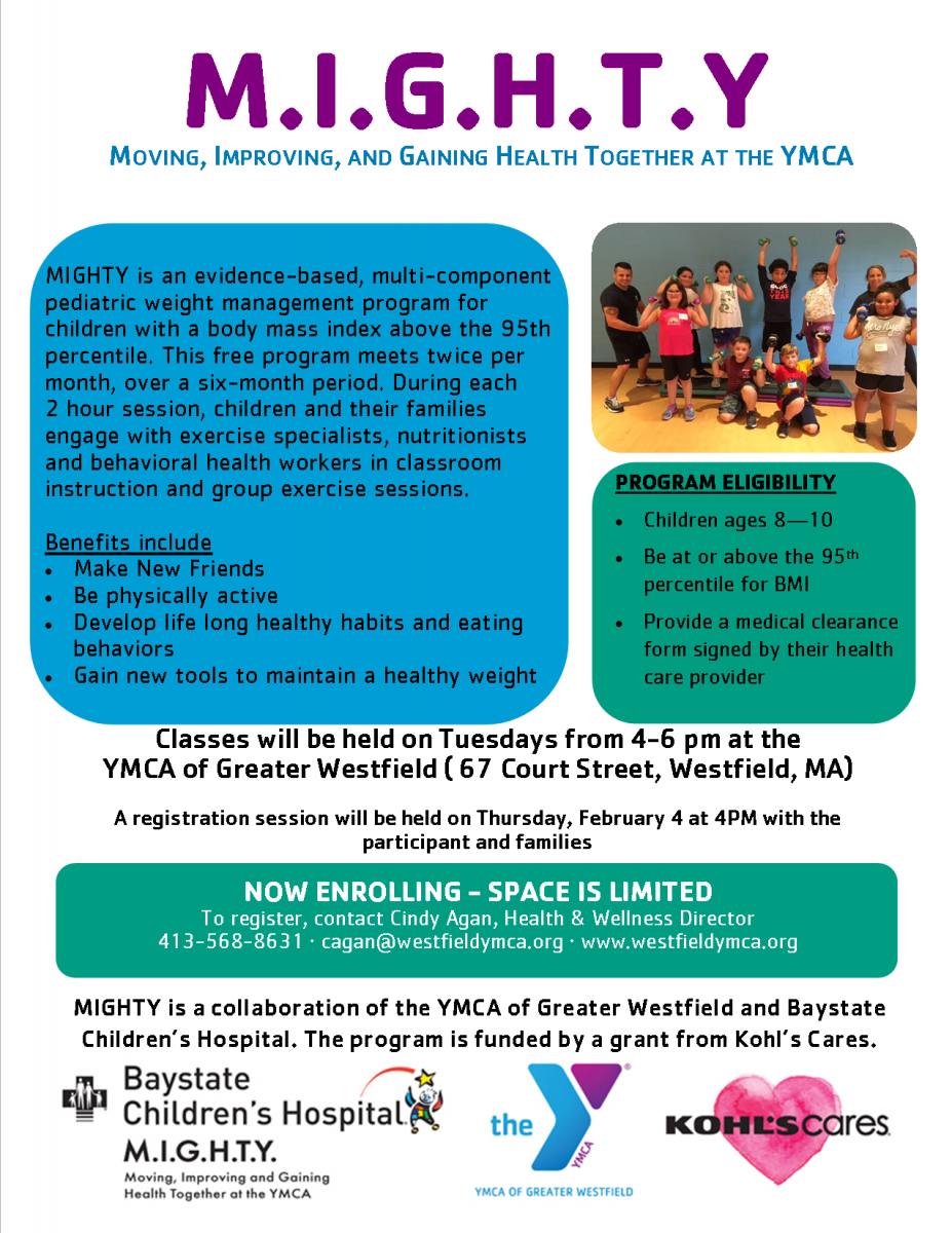 M I G H T Y Ymca Of Greater Westfield M I G H T Y Ymca Of Greater Westfield